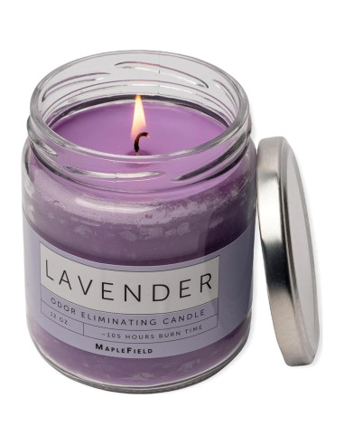 Vela Aromática Eliminadora de Olores Maplefield 340g - Lavanda