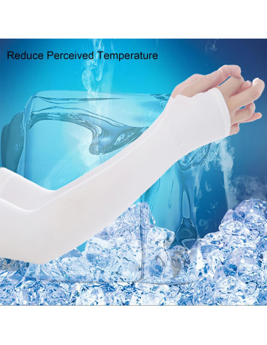 3 Pares de Mangas de Protección Solar y Enfriamiento Unisex