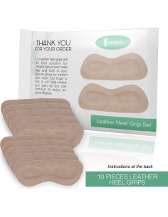 Agarres de Talón de Cuero Mintfoot - 10 Piezas - Cojines para Zapatos 2