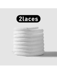 Cintas de Zapato Ovaladas UamGlsob 140cm Blancas para Zapatillas 2