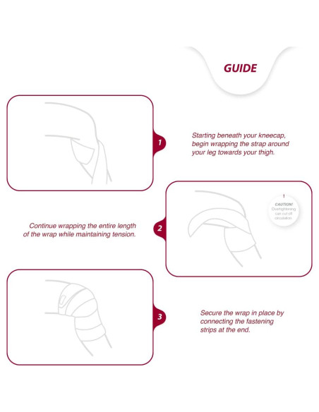 Fajas para Rodillas KARM 198 cm - Soporte Powerlifting Negro