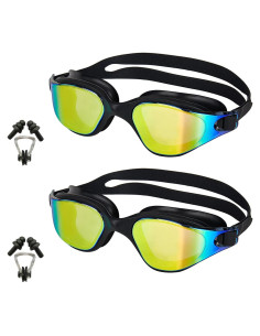 Gafas de Natación Polarizadas JIUDUOYUAN HD Anti-Vaho UV