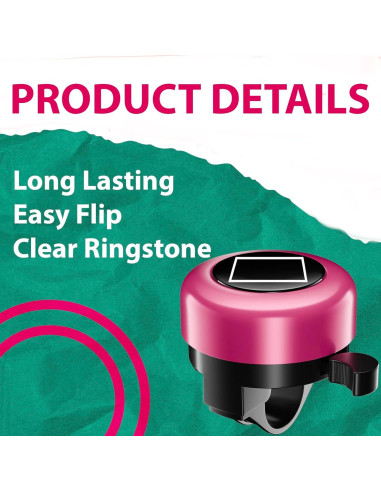 Campana de Bicicleta Rivsli Clásica Aluminio Sonido Fuerte