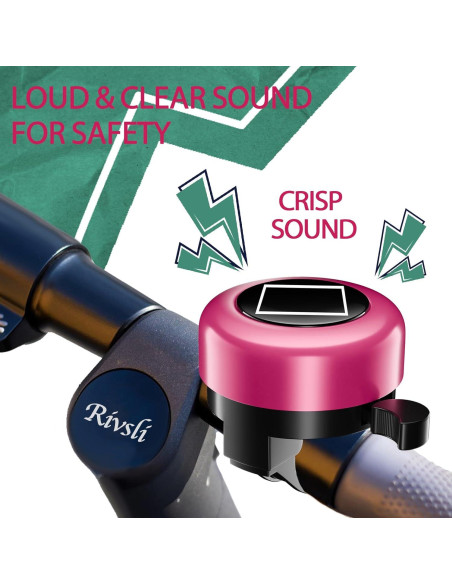 Campana de Bicicleta Rivsli Clásica Aluminio Sonido Fuerte
