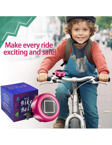 Campana de Bicicleta Rivsli Clásica Aluminio Sonido Fuerte