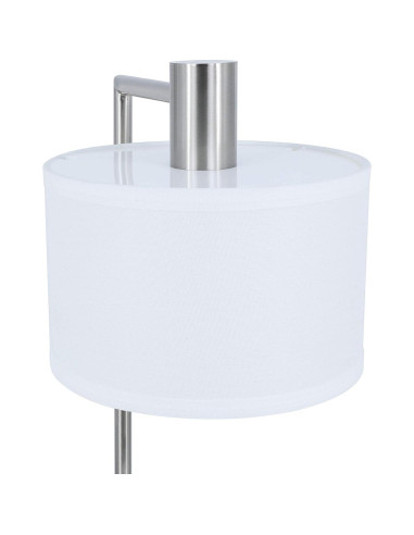 Lámpara de Mesa XiNBEi Lighting USB Niquel Cepillado 55.9cm