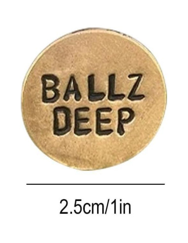 Marcador de Pelota de Golf WLngtv con Clip y Mensaje Humorístico