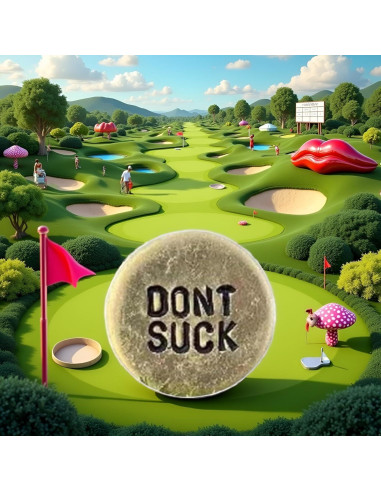 Marcador de Pelota de Golf WLngtv con Clip y Mensaje Humorístico