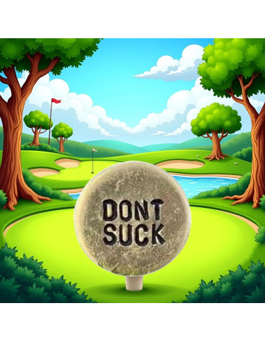 Marcador de Pelota de Golf WLngtv con Clip y Mensaje Humorístico