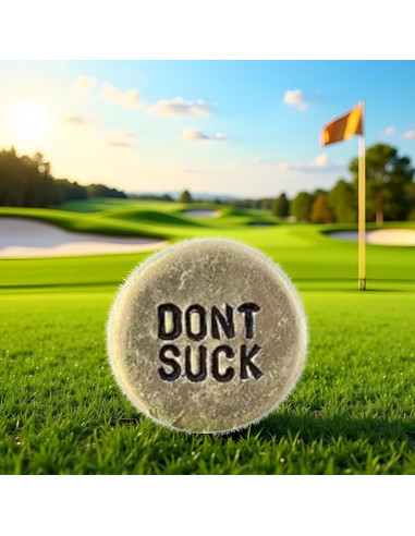 Marcador de Pelota de Golf WLngtv con Clip y Mensaje Humorístico