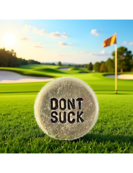 Marcador de Pelota de Golf WLngtv con Clip y Mensaje Humorístico