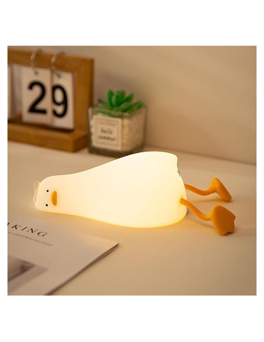 Lámpara Nocturna de Pato Acostado YR YRHH-PET Recargable