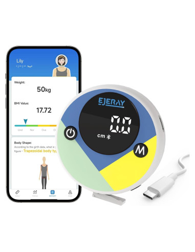 Cinta Métrica Digital EJEJAY 150cm con App Bluetooth