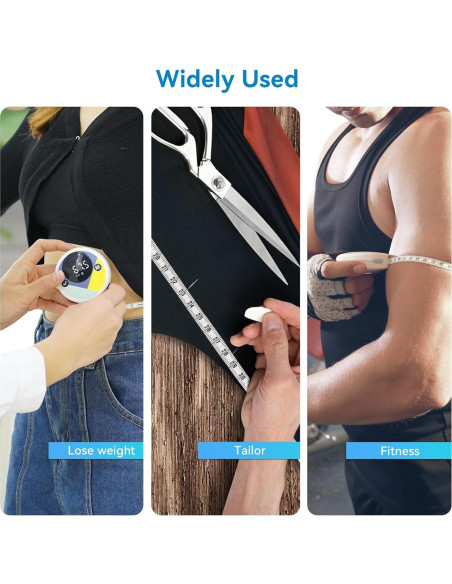 Cinta Métrica Digital EJEJAY 150cm con App Bluetooth