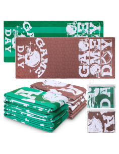 12 Toallas de Enfriamiento de Fútbol Mindsoft 88.9x38.1cm Microfibra