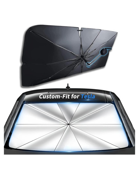 Sombrilla para Parabrisas Tesla Model X Sawuaa Plegable UV
