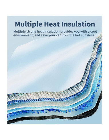 Sombrilla para Parabrisas Tesla Model X Sawuaa Plegable UV