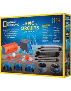 Kit de Electrónica National Geographic - 40 Proyectos STEM para Niños 2