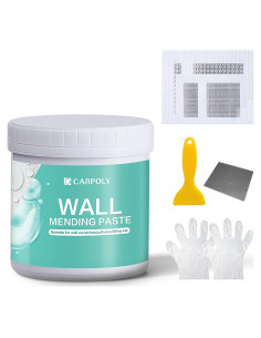 Kit de Reparación de Drywall Carpoly 32oz - Masilla y Parches