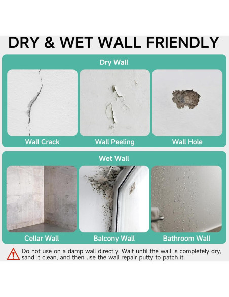 Kit de Reparación de Drywall Carpoly 32oz - Masilla y Parches