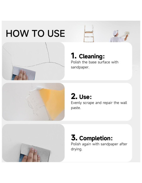 Kit de Reparación de Drywall Carpoly 32oz - Masilla y Parches