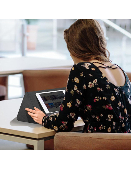 Soporte de Tableta BZVV Negro con Bolsillo y Ángulo Ajustable