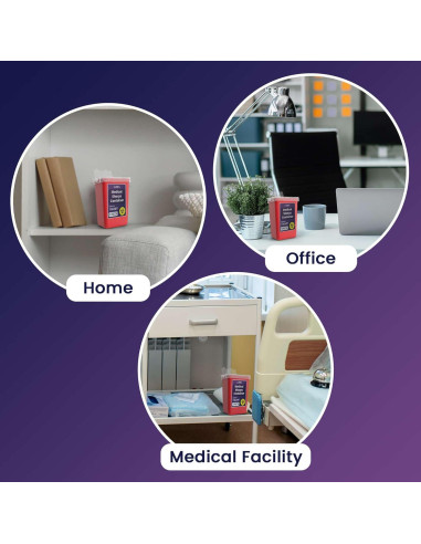 Contenedor de Desechos Cortantes ProHeal 1qt - Seguro y Portátil