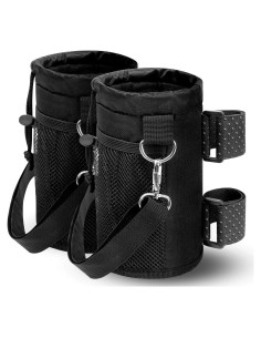 Paquete de 2 Soportes para Tazas Bruwaa - Negro, Ajustable