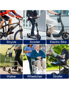 Paquete de 2 Soportes para Tazas Bruwaa - Negro, Ajustable 2