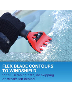 Cepillo de Nieve Extensible Mallory 14186ML 132 cm y Picador de Hielo 2