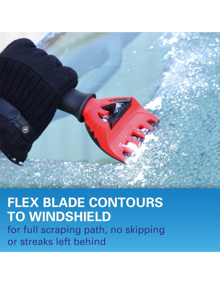 Cepillo de Nieve Extensible Mallory 14186ML 132 cm y Picador de Hielo