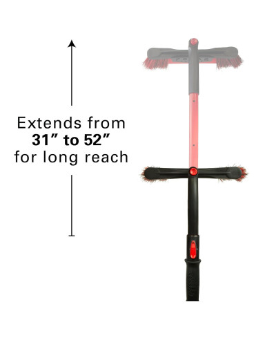 Cepillo de Nieve Extensible Mallory 14186ML 132 cm y Picador de Hielo