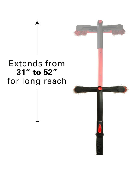 Cepillo de Nieve Extensible Mallory 14186ML 132 cm y Picador de Hielo