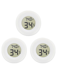 Termómetro Digital Mini Rojuna Ro-201, Paquete de 3, LCD