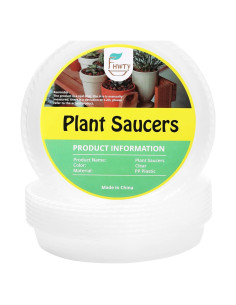 Paquete de 8 bandejas de goteo FHWTY 17.78 cm transparentes