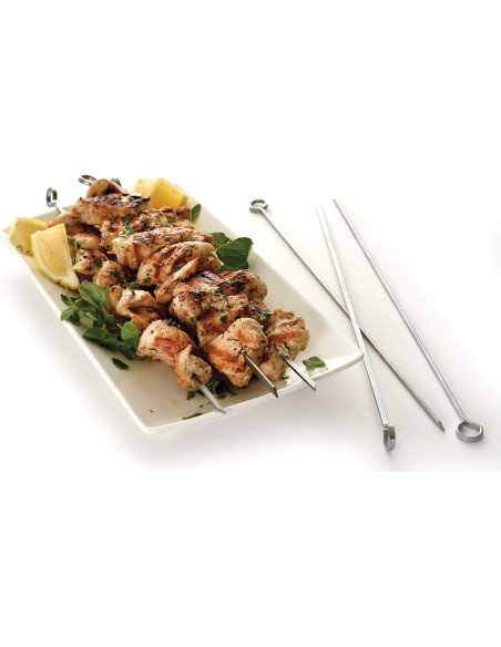 Pinchos de Acero Inoxidable Norpro 30.5 cm Set de 6