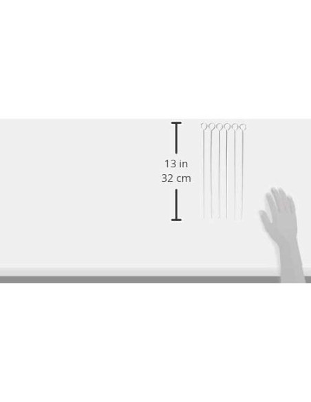 Pinchos de Acero Inoxidable Norpro 30.5 cm Set de 6