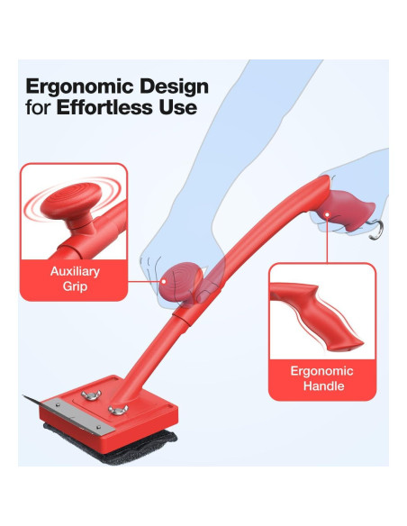 Cepillo de Parrilla Bagrox con 10 Cabezas de Repuesto y Raspador