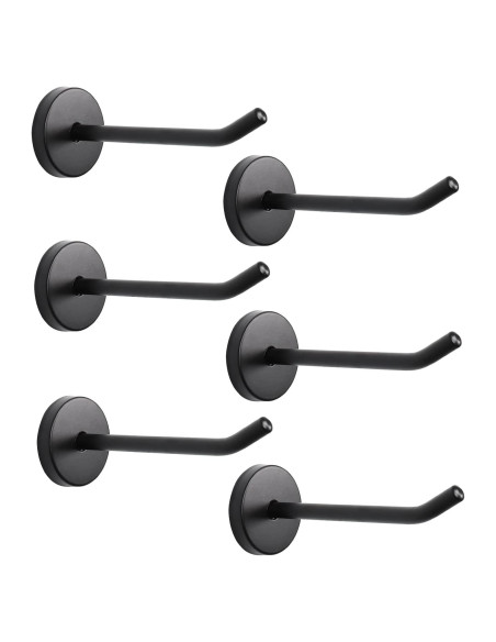 Ganchos de abrigo NearMoon 10.16 cm acero inoxidable negro mate