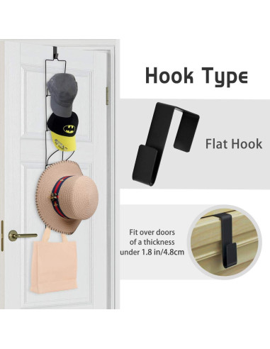 Perchero Colgante para Sombreros y Pelucas Livememory 10 Piezas