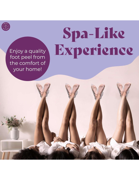 Mascarilla Exfoliante para Pies Thealto - Aroma Lavanda - 2 Piezas