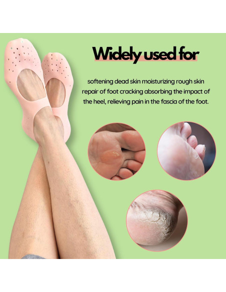 Calcetines Hidratantes FOOTINSOLE.COM - Tratamiento Spa para Pies Suaves (Pequeño, 1 Par)