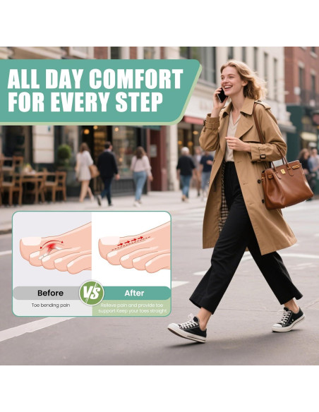 Corrector de Dedo en Martillo CEYOME - Paquete de 6 Tamaño M