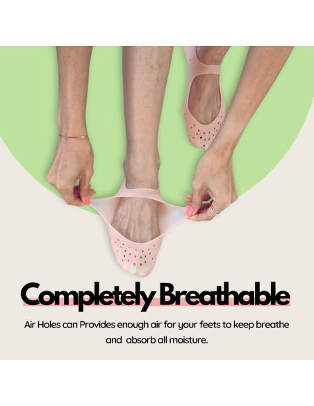 Calcetines Hidratantes FOOTINSOLE.COM - Tratamiento Spa para Pies Suaves (Pequeño, 1 Par)