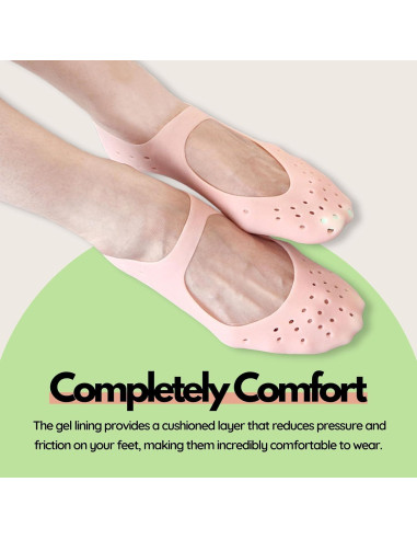 Calcetines Hidratantes FOOTINSOLE.COM - Tratamiento Spa para Pies Suaves (Pequeño, 1 Par)