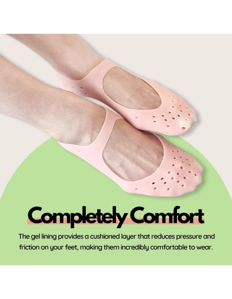 Calcetines Hidratantes FOOTINSOLE.COM - Tratamiento Spa para Pies Suaves (Pequeño, 1 Par)