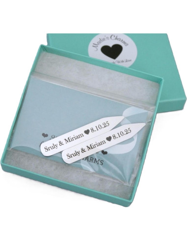 Puntas de Cuello Personalizadas Acero Inoxidable - Regalo para Hombres