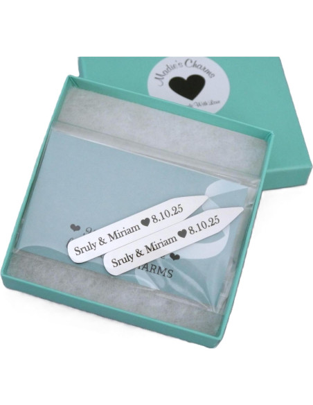 Puntas de Cuello Personalizadas Acero Inoxidable - Regalo para Hombres