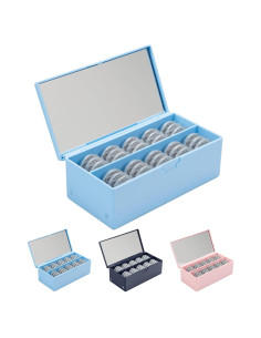 Estuche de Lentes de Contacto Diario DCLC Azul Claro 15x5x7cm