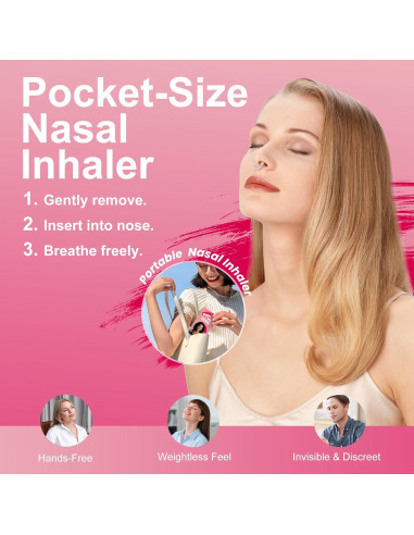 Inhalador Nasal Mini PURAX - Aceites Naturales 8PCS